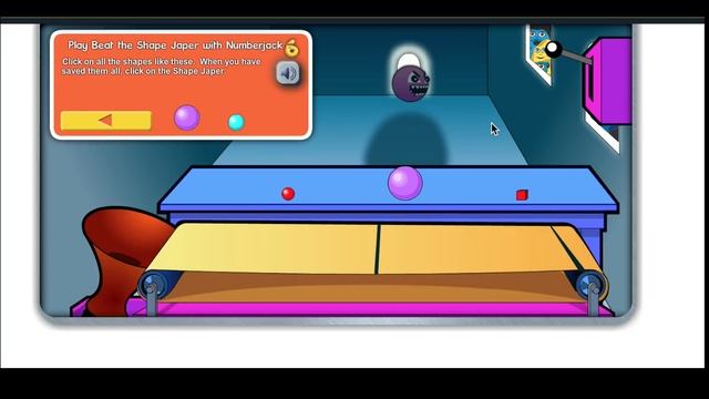 Numberjacks - Beat the Shape Japer Game смотреть онлайн