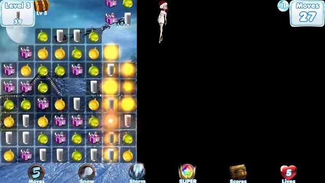 Santa Games ? Candy match 3 games matching puzzle смотреть онлайн