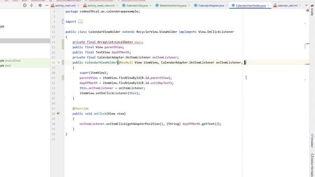 Weekly Calendar Android Studio Tutorial | Daily Events List смотреть онлайн