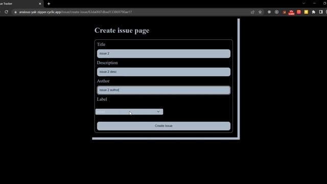 Node Js Issue Tracker смотреть онлайн