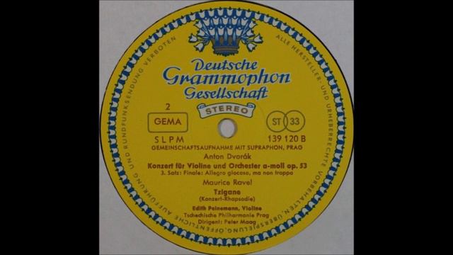 Dvorak, Violin Concert, 3rd mov and Ravel, Tzigane, Edith Peinemann, violin смотреть онлайн