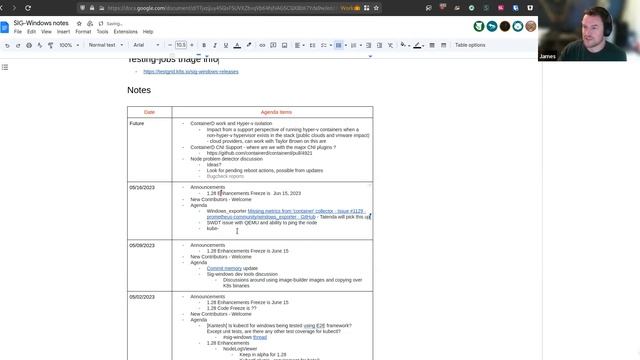 Kubernetes SIG Windows 20230516 смотреть онлайн