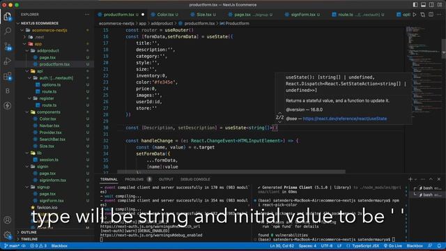 Build FullStack Ecommerce Website Using NextJs 13.4 (Part 2: Adding Products ) смотреть онлайн
