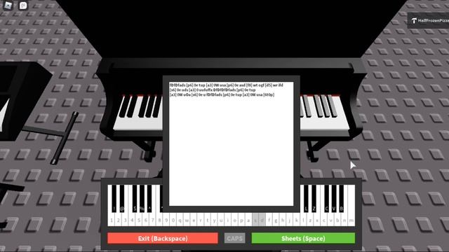Roblox Piano Fur Elise (Notes In Description) смотреть онлайн
