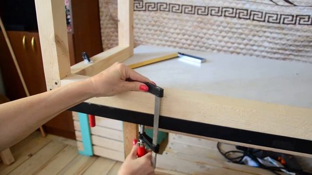 Как сделать стол из бруса и досок своими руками. Собираю каркас стола смотреть онлайн