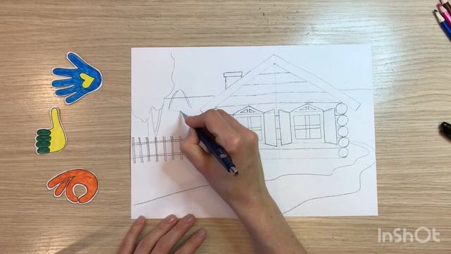 Изба рисунок. Русская изба рисунок. Рисунок избы снаружи. Как нарисовать избу. Деревня рисунок. смотреть онлайн