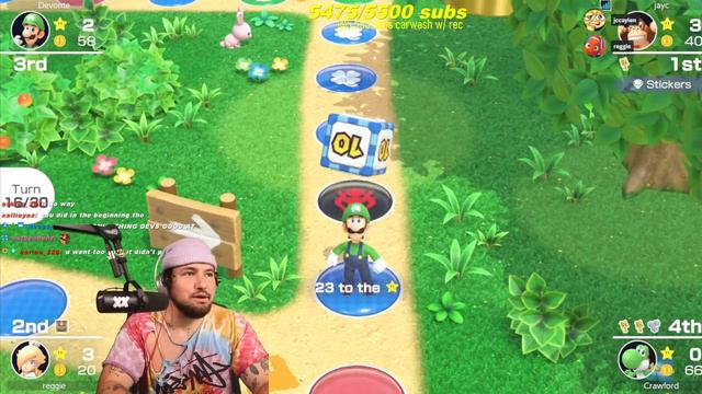 MARIO PARTY, BUT WITH 100 STARS (W/ CRAWFORD, REGGIE & DEVONTE) смотреть онлайн