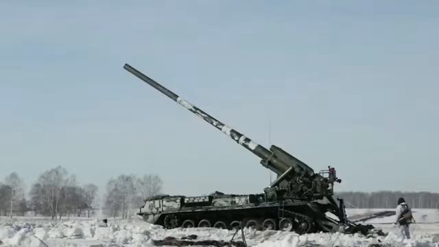 Monstrous Russian Artillery Action During Heavy Live Fire 2S7 Pion, 2S5 Giatsint S смотреть онлайн