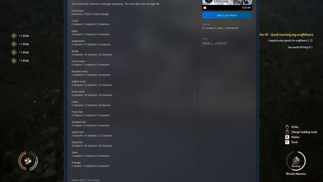 NEW FOOD DECAY ADDED in 1.1.5 Hotfix EXPLAINED! - Medieval Dynasty смотреть онлайн