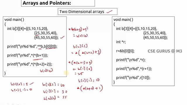 4. 2-D Arrays and Pointers смотреть онлайн