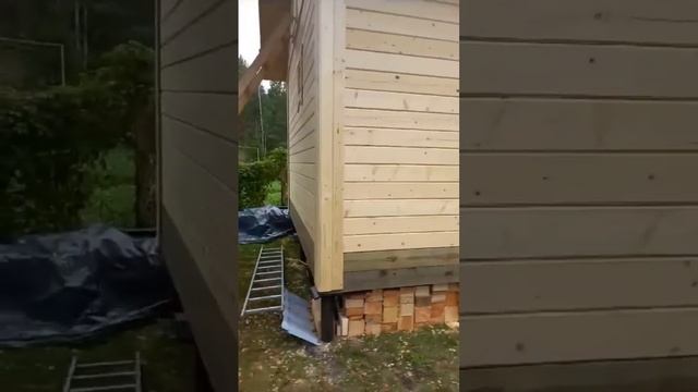 ?Готовая Баня из бруса 5х4 под ключ в Москве от СК Доминика смотреть онлайн