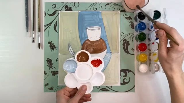 Рисуем натюрморт • говорим о свете и тени