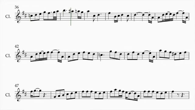 Choi Yu Ree - Wish 바람 -(Clarinet/Tenor Saxophone Sheet) (Hometown Cha-Cha-Cha OST) #sheetmusic