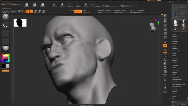 Zbrush Anatomy Sketch 01 смотреть онлайн