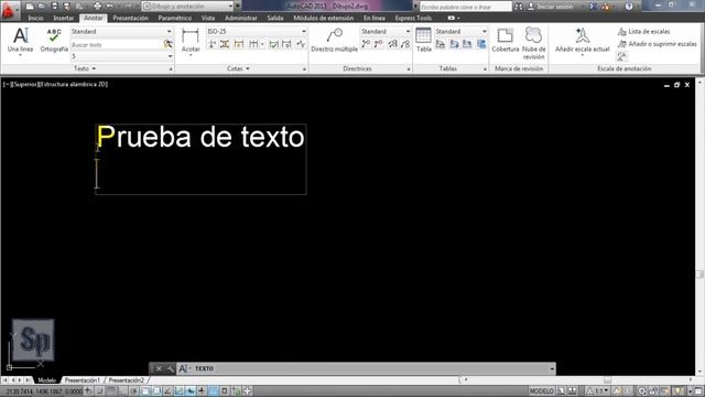Autocad - Insertar texto en una línea, texto independiente, comando texto. Tutorial en español HD смотреть онлайн