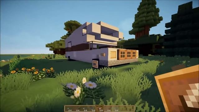 Minecraft Tutorial Как построить | ДОМ НА КОЛЁСАХ | Bonus #32 смотреть онлайн
