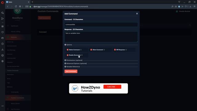 Discord Dyno Bot Tutorial - Custom Command Module Walk-through (Part 1) смотреть онлайн