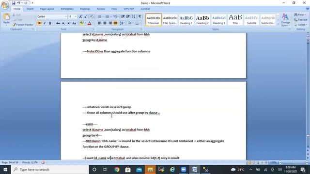SQL agg functions with goup by/ having clause (class 8b) смотреть онлайн