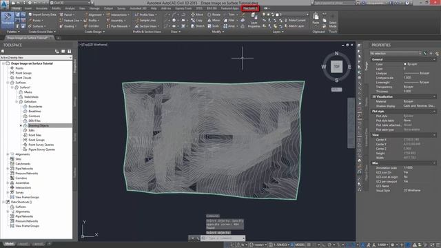 Drape a Google Earth Image on an AutoCAD Surface (Civil 3D users) смотреть онлайн