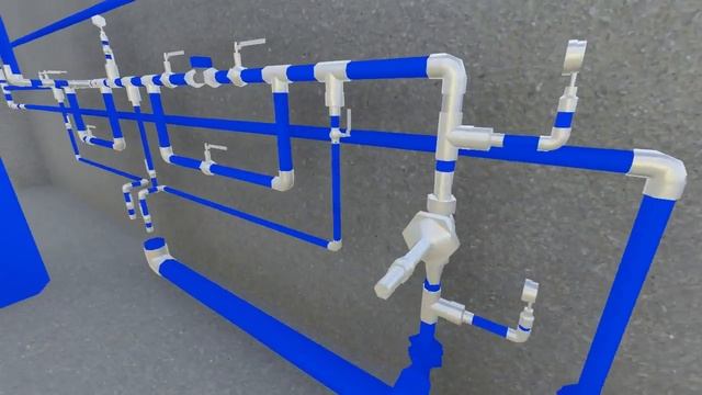 Центральный тепловой пункт. 3D модель смотреть онлайн