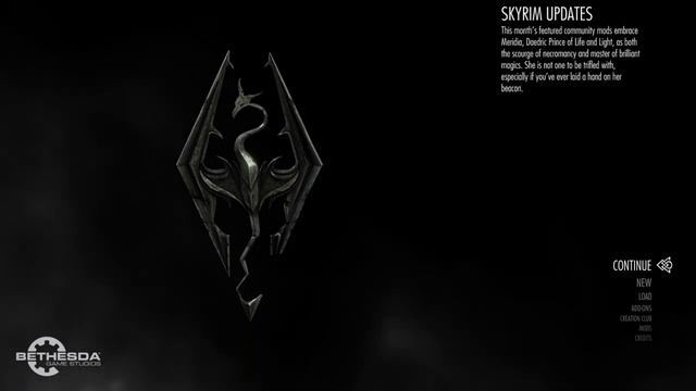 Skyrim main menu смотреть онлайн