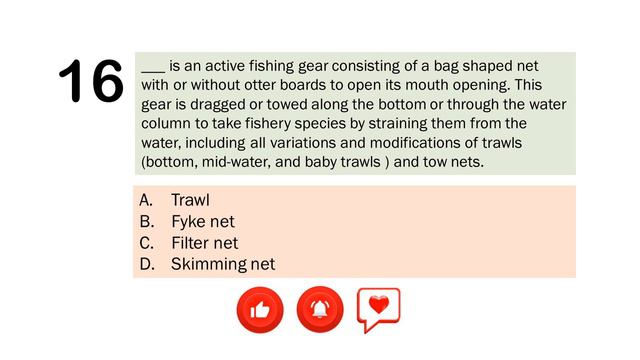 Fisheries Board Exam Reviewer Q501-530 TOPIC: Capture Fisheries смотреть онлайн