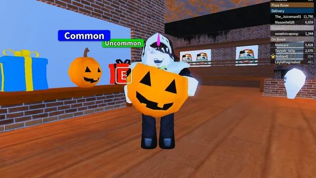 Roblox Work at a pizza place - HALLOWEEN UPDATE! - Unlocking 10 Halloween Presents!! смотреть онлайн