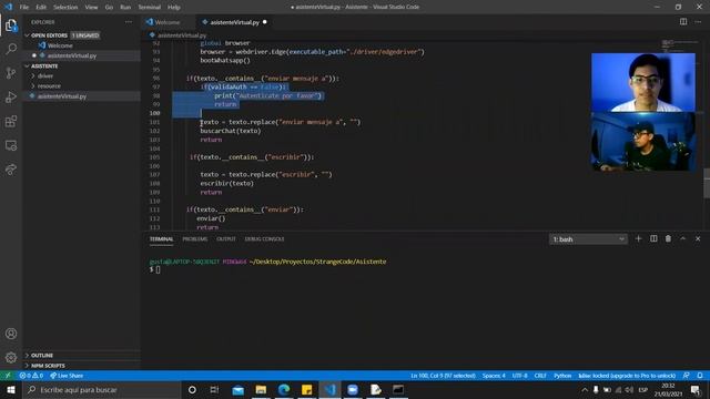 Eva ?✨| Asistente Virtual con Python | Alexa - Cortana - Siri - Jarvis ? (Tutorial) смотреть онлайн