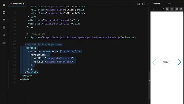 Use Swiper JS Slider in Your Website in Urdu / Hindi смотреть онлайн