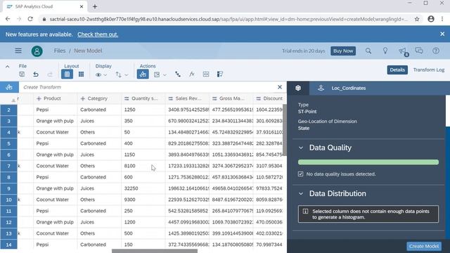 7.Creating Model in SAC (SAP Analytics Cloud) смотреть онлайн