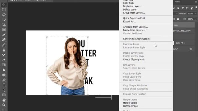 Half Face Text Portrait Effect - Short Photoshop Tutorial #22 смотреть онлайн