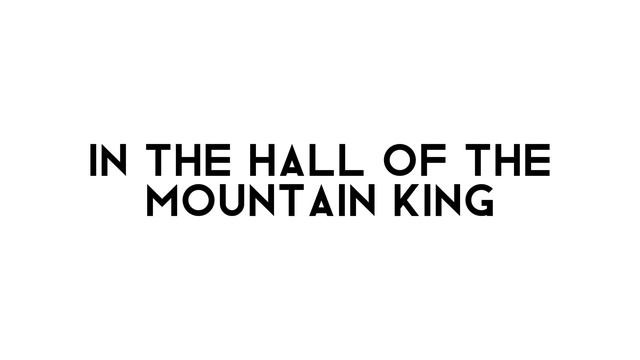 In the Hall of the Mountain King but it chaotic смотреть онлайн