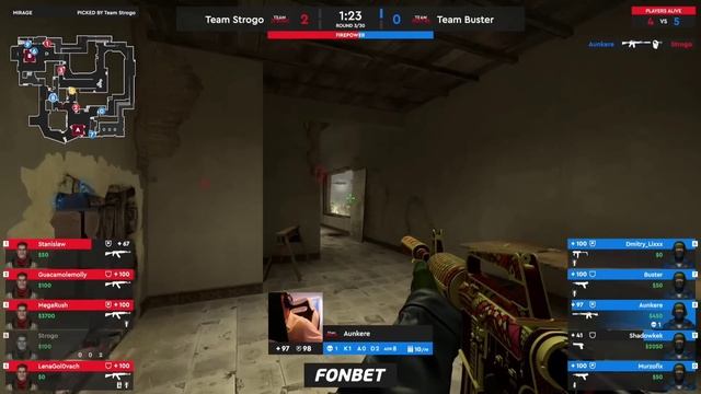 БУСТЕР Vs СТРОГО ФИНАЛ ЛАН-ТУРНИРА 5Х5 На 500.000₽ | STROGO FONCUP BO3