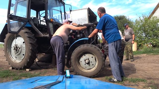 Установка движка МТЗ-80 смотреть онлайн