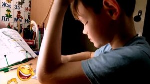 Позитивчик от деток!Как дети учат уроки.