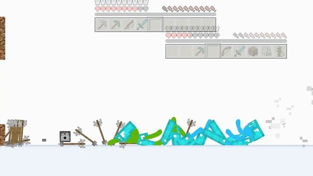 Человечки в мире пк и в Minecrafte !!!