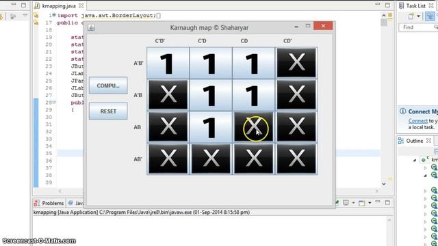 Karnaugh map in java смотреть онлайн
