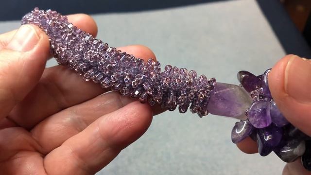 Комплект из аметиста. Переделка украшений для Татьяны из Питера. Часть 4. смотреть онлайн