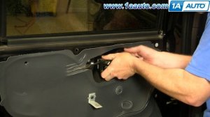 How to Replace Interior Door Handle 01-07 Ford Escape