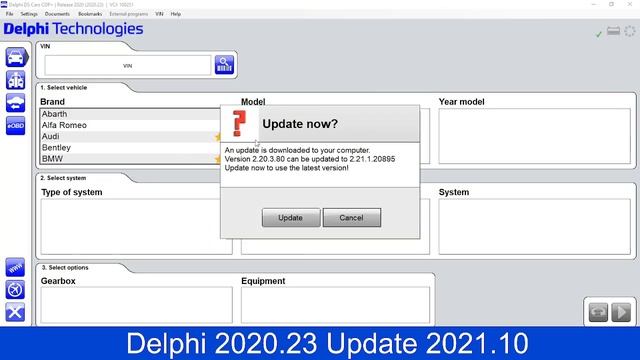 Delphi 2020.23 Update Delphi 2021.10  (Nur Ein Hobby )
