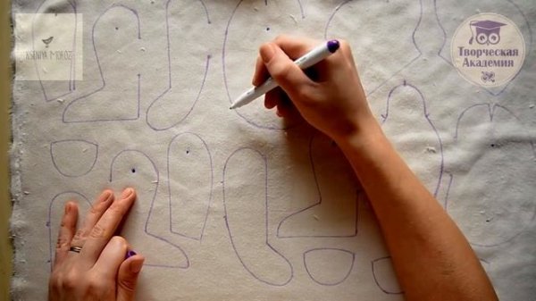 Часть 2 - Раскрой, Шьем Мишку-Тедди вместе с Ксенией Мороз