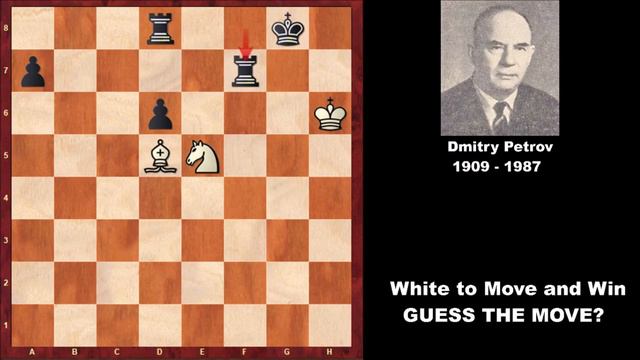 Guess The Move: Dmitry Petrov Chess Puzzle смотреть онлайн
