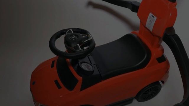 Dziecięcy jeździk z rączką Mercedes Benz Bayo смотреть онлайн