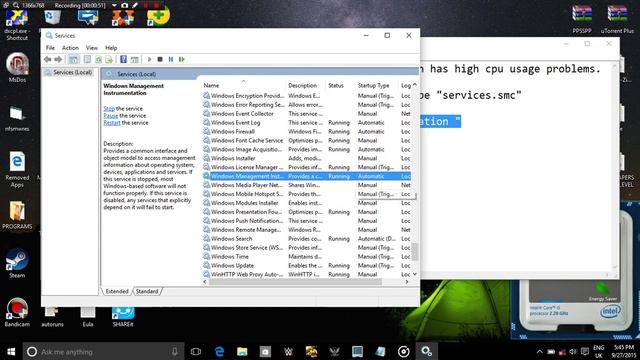Fix - WMI Provider Host High CPU Usage for Win 7 , 8 / 8.1, 10 смотреть онлайн