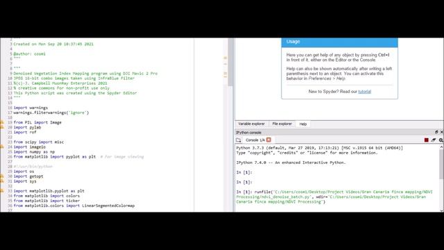 Denoising Drone Images with the ROF Algorithm in Python | For NDVI, UV and Astrophotography смотреть онлайн
