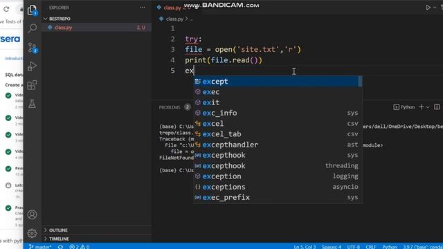 Error Handling in Python смотреть онлайн