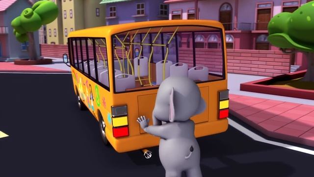 Wheels On The Bus - Part 5 | Little Baby Bus | Nursery Rhymes | ABCs and 123s смотреть онлайн