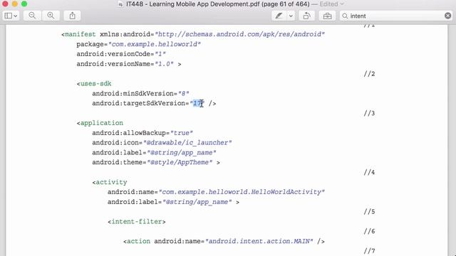 SEU IT448 Manifest file смотреть онлайн