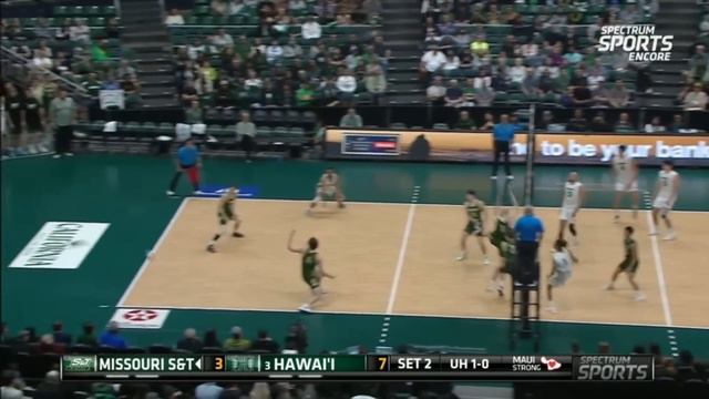 Hawaii Warrior Volleyball vs Missouri S&T Game 1 (Feb. 22, 2024) смотреть онлайн