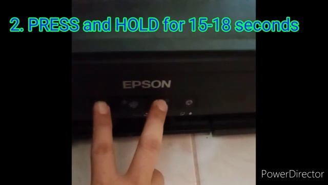 HOW TO RESET PRINTER / EPSON L210 without resseter apps / FIX the orange light of your printer. смотреть онлайн